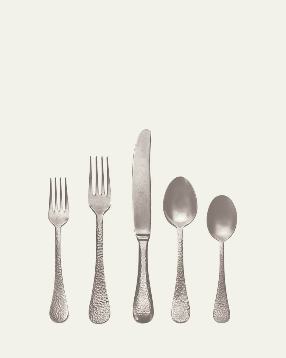 Epoque Pewter 5-Piece Flatware Set